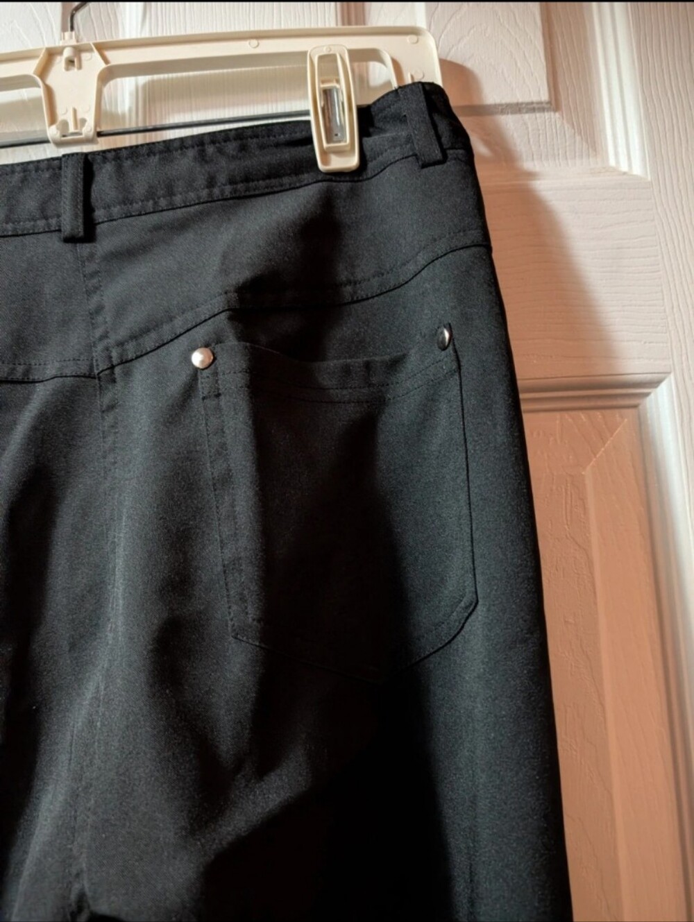 Selene Sport Black Straight Leg Career Pants Women's Size 10 - Picture 8 of 11